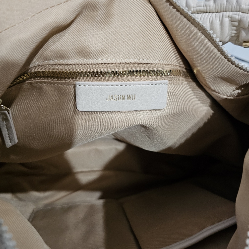 Jason Wu Off White/Cream Vegan Leather Tote - Picture 5 of 8